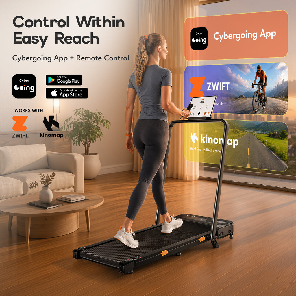 Cybergoing T12 Walking Pad Treadmill for Home Powered By Bosch